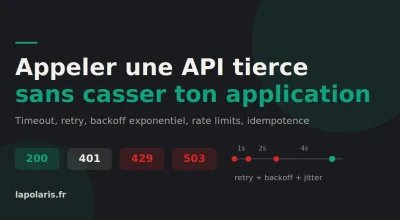 Illustration de l'article : Appeler une API tierce sans casser ton application