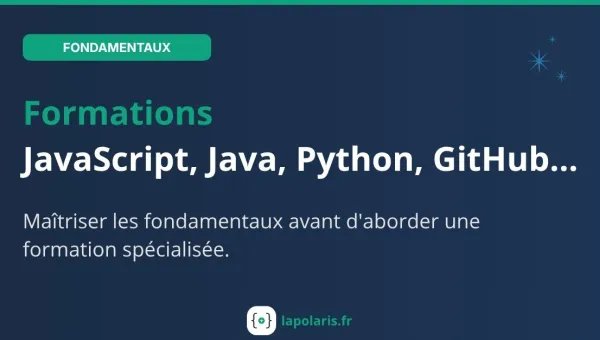Fondamentaux : HTML, CSS, JS, Python